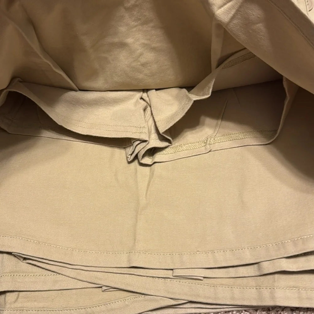 7pk The Children’s Place Girls Tan Button-Front Skort Uniform Style Size 10